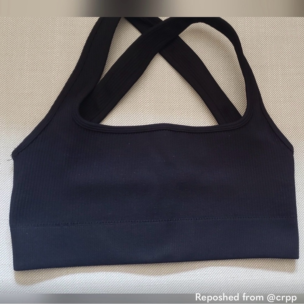 BuffBunny Black Sports Bra